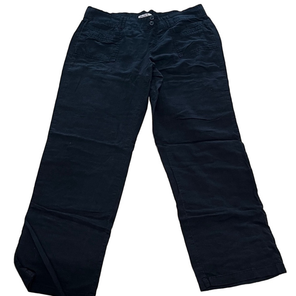 🏷️ SO Black Linen Pants